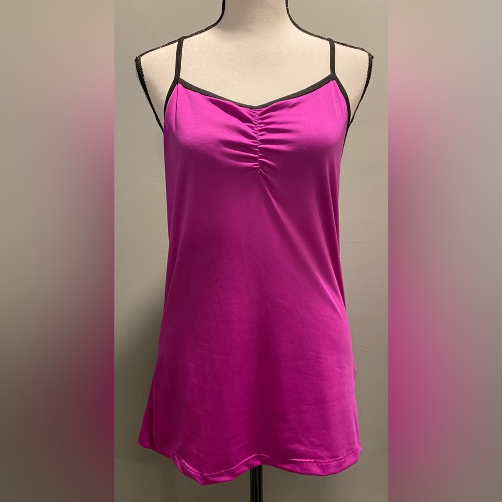 Super Trendy Purple & Black
Workout Top